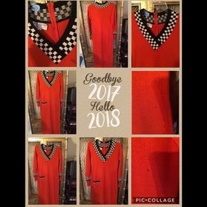 💕💕Beautiful St. John Orange Knit Dress💕💕